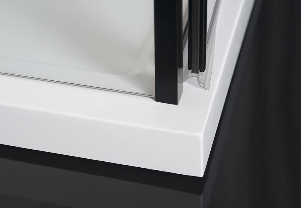 ZOOM LINE BLACK kabina prysznicowa 140x80 cm uniwersalna
