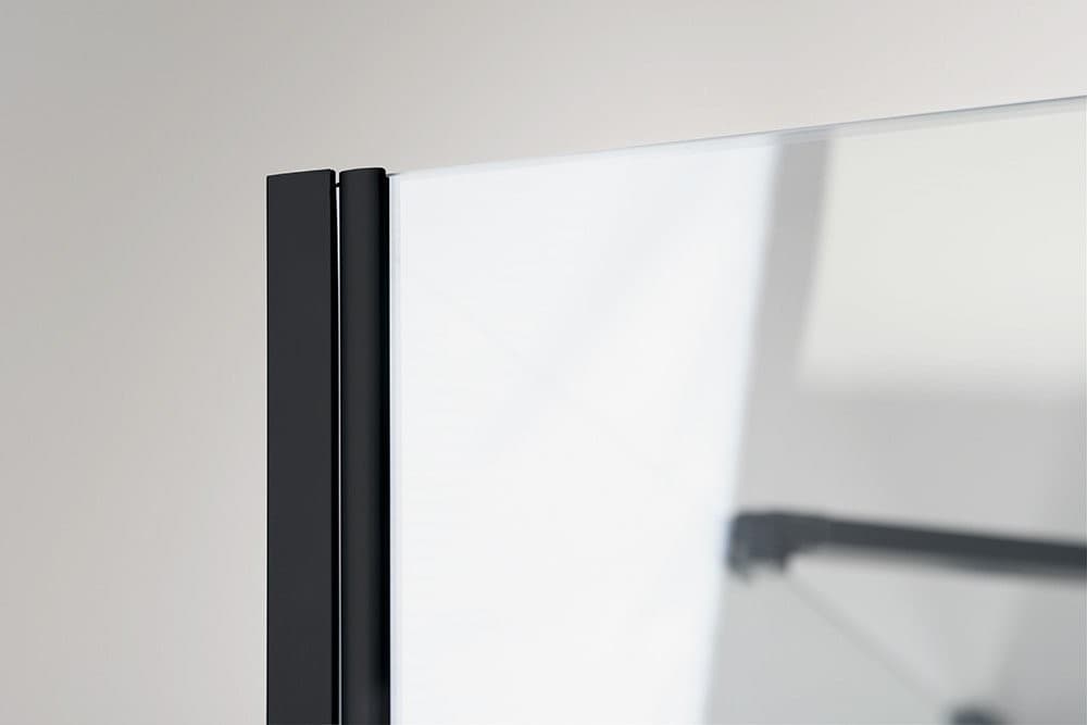 ZOOM LINE BLACK kabina prysznicowa 140x80 cm uniwersalna