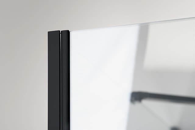 ZOOM LINE BLACK kabina prysznicowa 140x80 cm uniwersalna