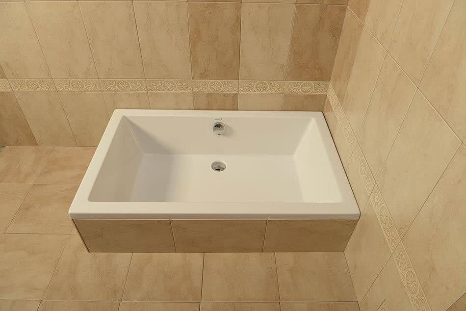 Brodzik głęboki DEEP 100x75 cm, biały - POLYSAN