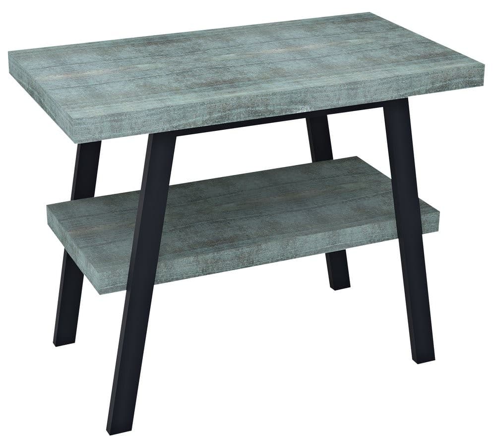 TWIGA konsola pod umywalkę 90x72x50 cm czarny mat/Aquamarine