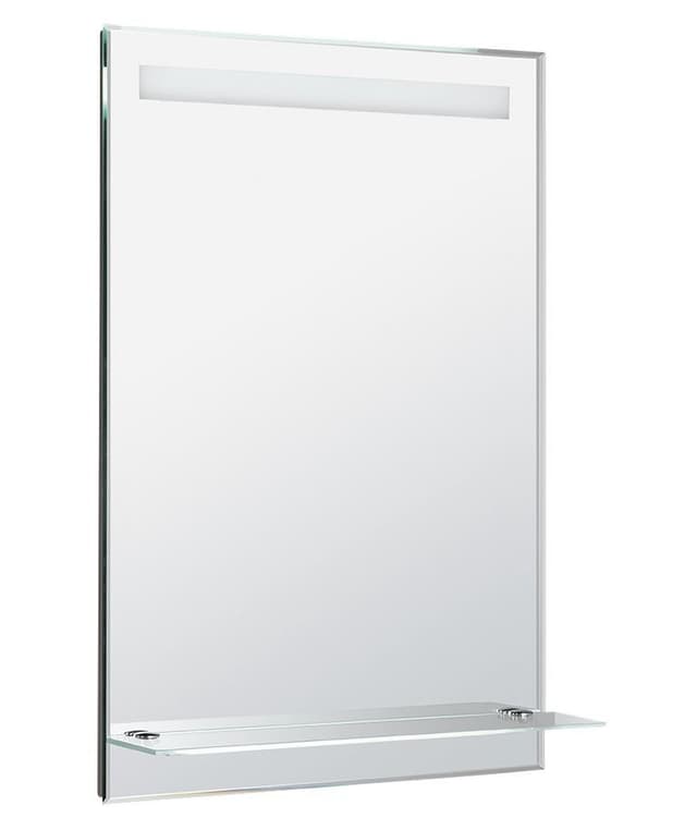 Lustro LED 60x80 cm z półką i wyłącznikiem