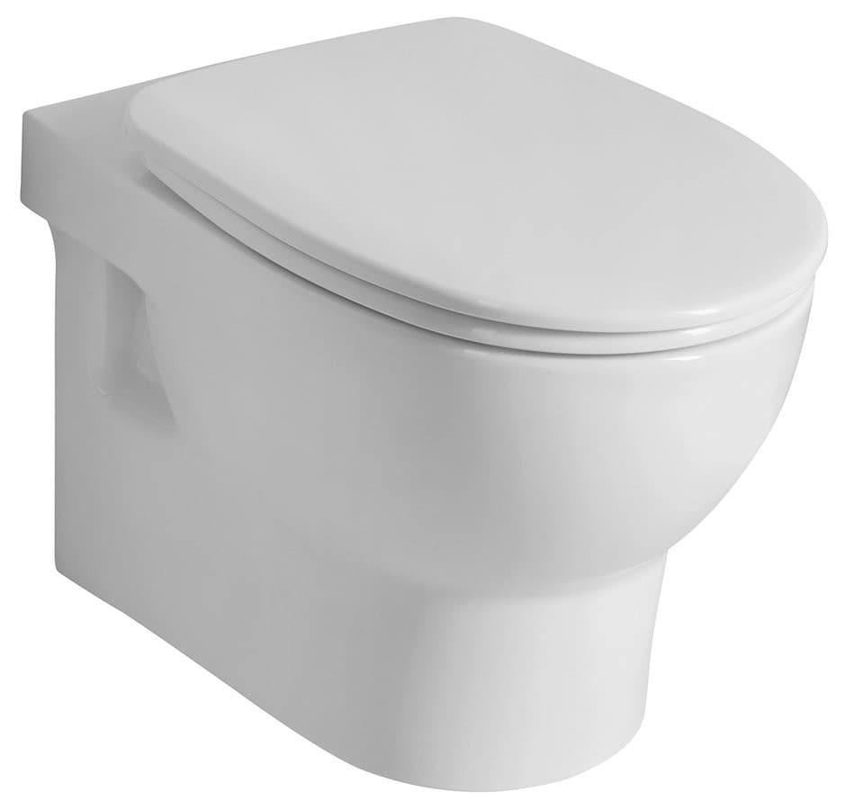 ABSOLUTE WC miska zawieszana Rimless 35x50cm biała