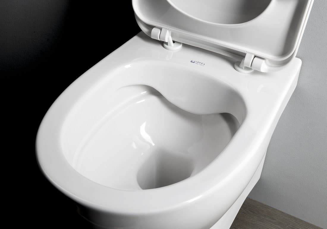 ABSOLUTE WC miska zawieszana Rimless 35x50cm biała