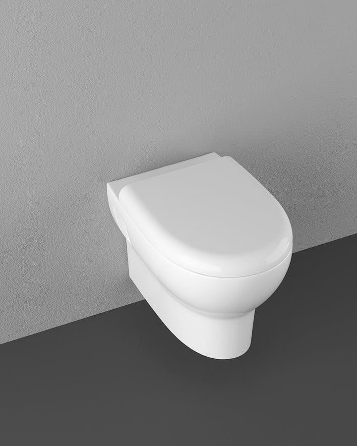 ABSOLUTE WC miska zawieszana Rimless 35x50cm biała