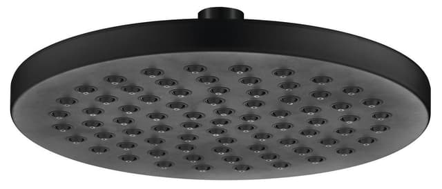 Deszczownia obrotowa Ø 200mm ABS czarny mat z funkcją AntiCalc