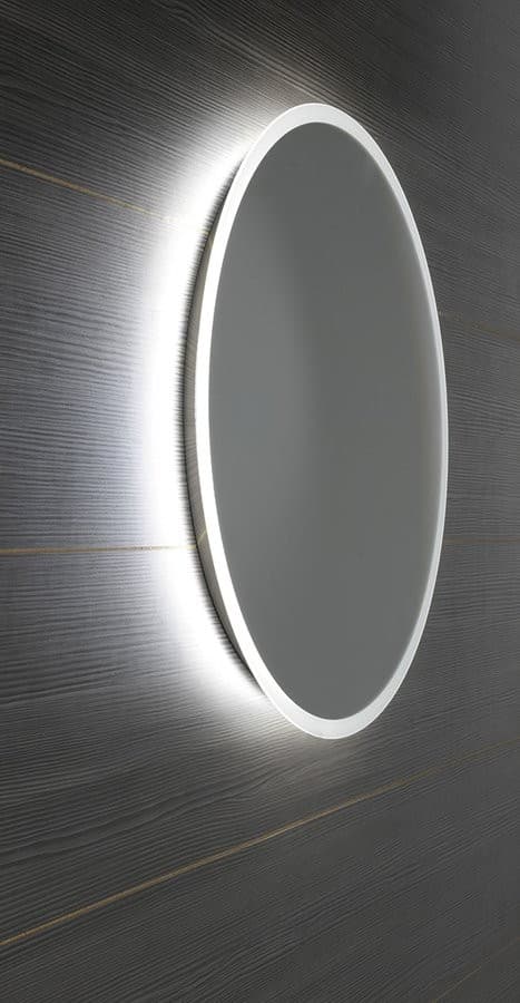 VISO okrągłe lustro LED 80cm z ochroną antykorozyjną