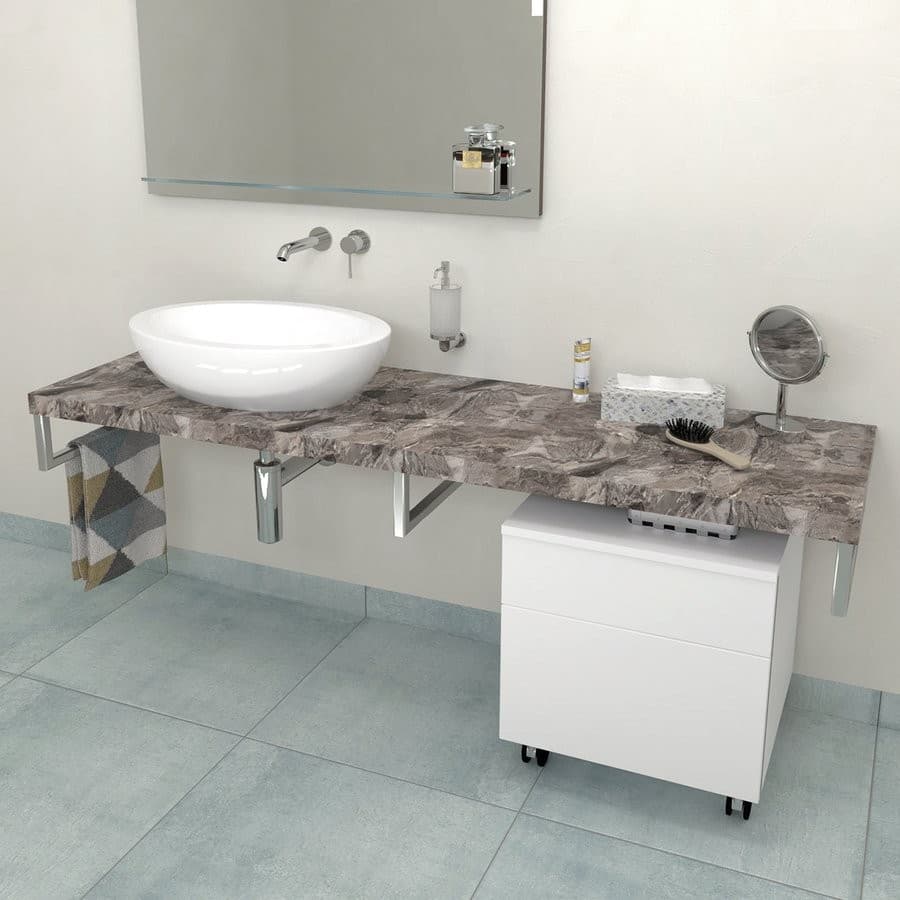 AVICE blat 140x50cm z laminatu HPL, szary kamień