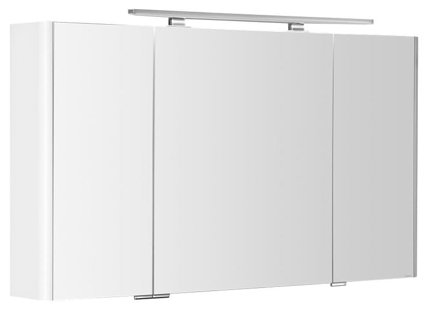 LUCIE szafka z lustrem LED, 126x70 cm, biała