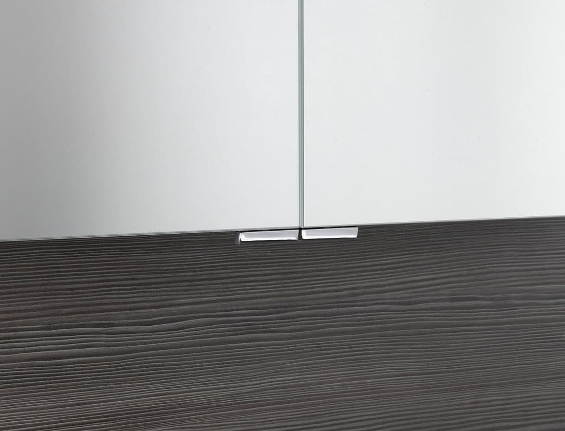 LUCIE szafka z lustrem LED, 126x70 cm, biała