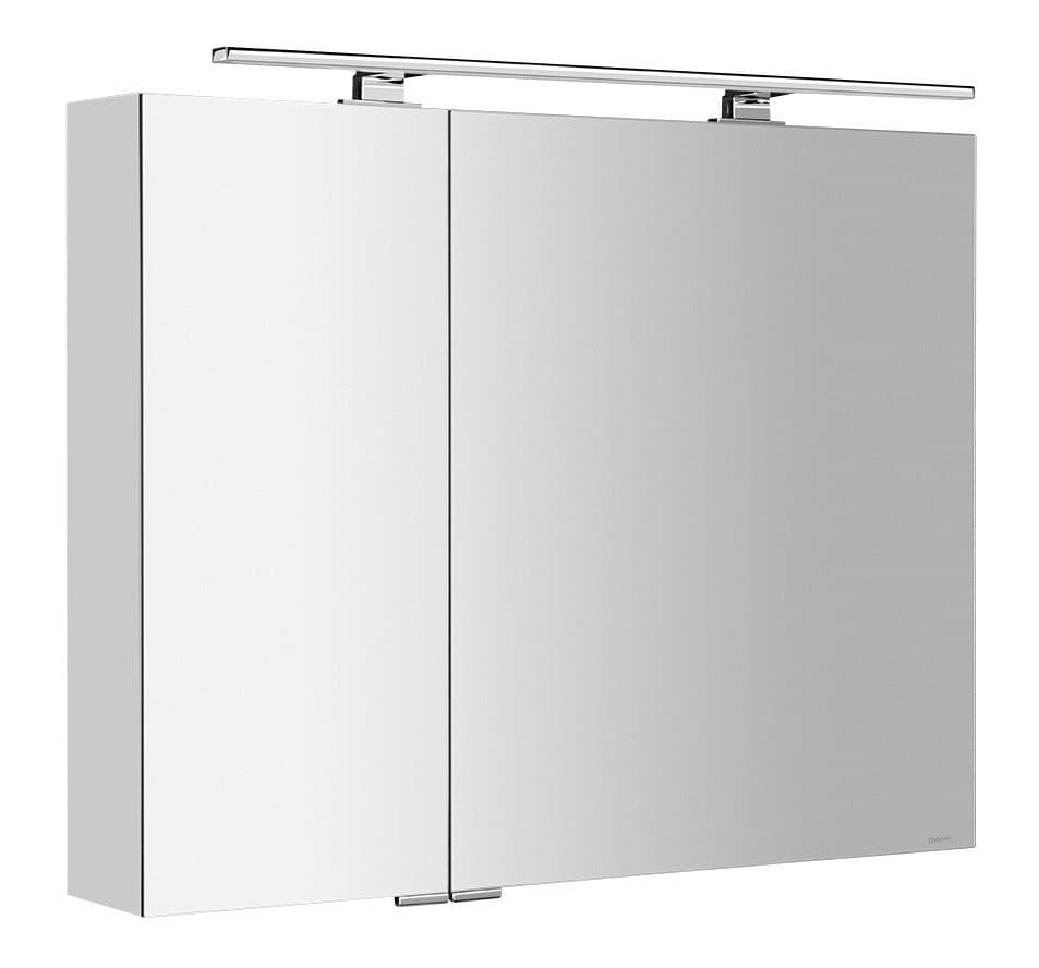 MIRRÓ szafka z lustrem LED 90x70 cm, biała