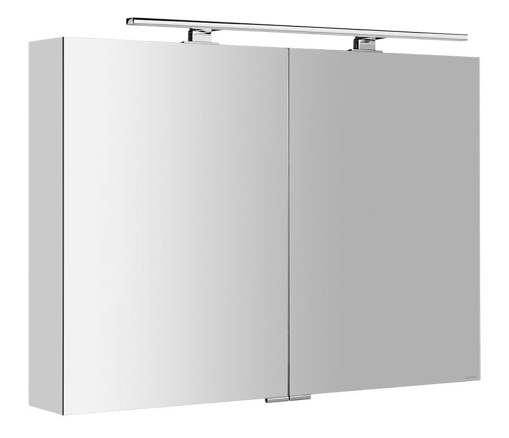 MIRRÓ szafka z lustrem LED 100x70 cm, biała