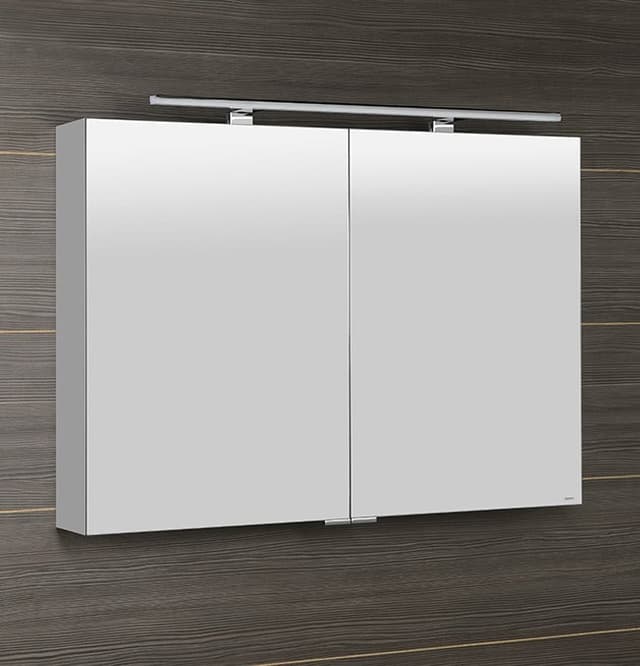 MIRRÓ szafka z lustrem LED 100x70 cm, biała