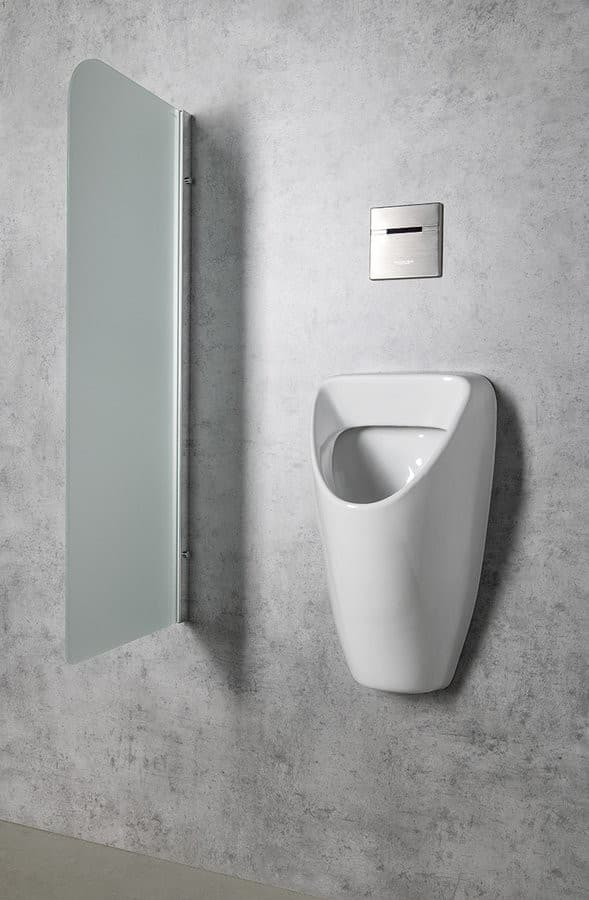 SCHWARN pisuar ceramiczny z zasilaniem tylnym i odpływem (biały)