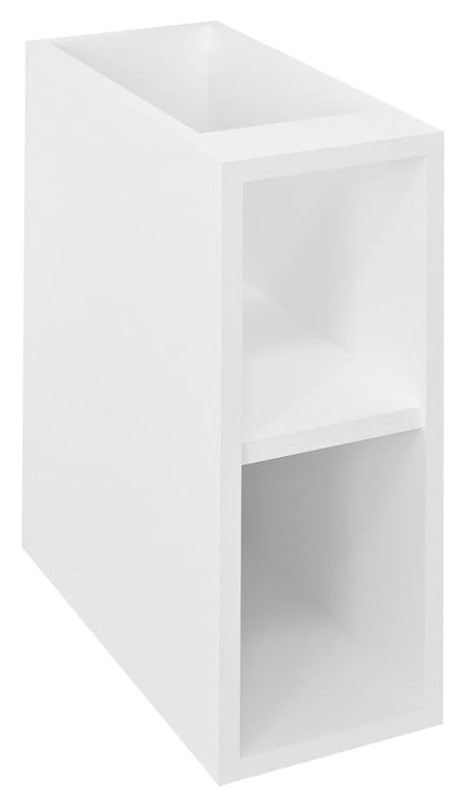 ODETTA szafka wisząca dolna 20x50x43,5cm biały połysk