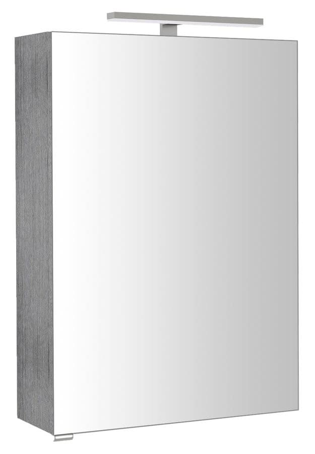 RIWA szafka lustrzana z oświetleniem LED 50x70 cm dąb srebrny