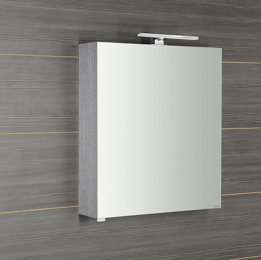 RIWA szafka lustrzana z oświetleniem LED 60x70 cm dąb srebrny