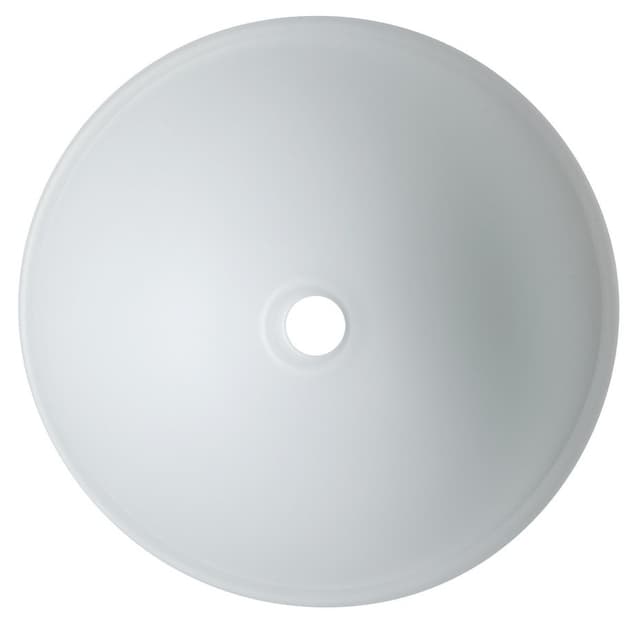 TELICA umywalka nablatowa szklana Ø 42 cm matowa