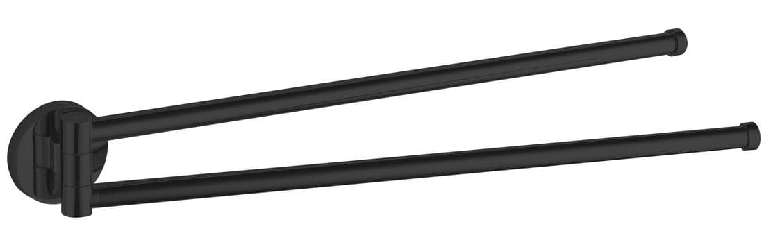 SAMBA obrotowy wieszak na ręczniki podwójny 450mm