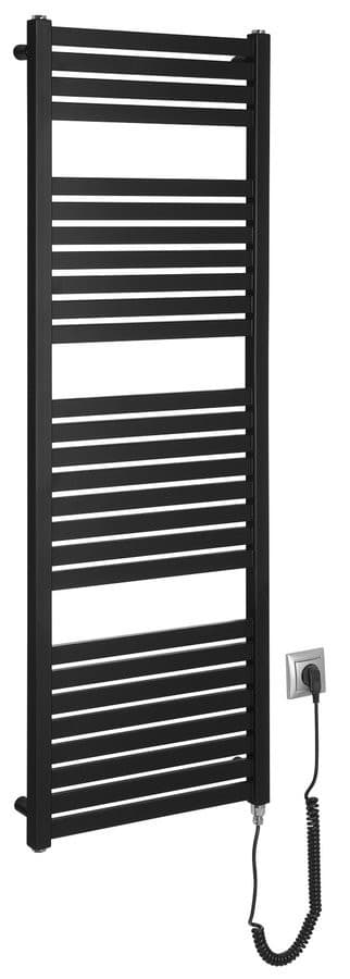 TONDI-E grzejnik elektryczny 450x1330 mm 500 W czarny mat