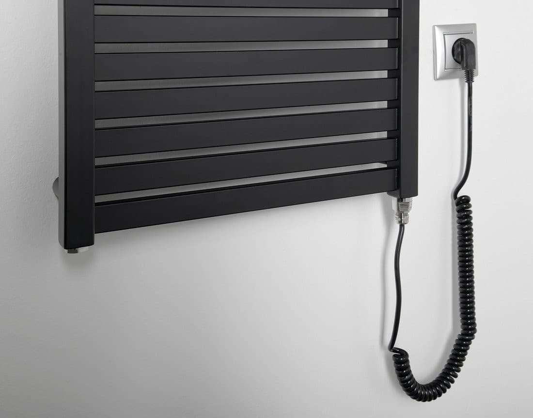 TONDI-E grzejnik elektryczny 450x1330 mm 500 W czarny mat