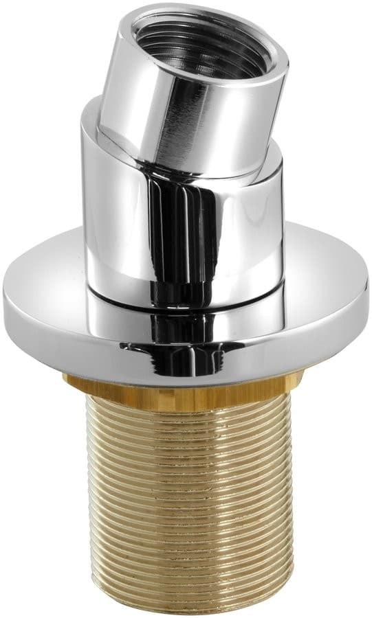Gniazdo prysznicowe wannowe z kolankiem F1/2"-M15x1, chrom