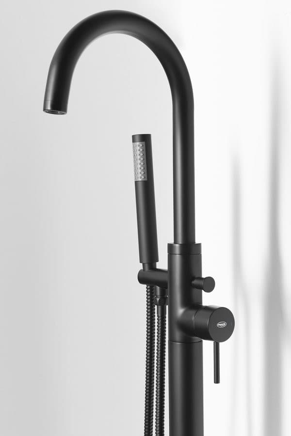 CETO bateria wannowa wolnostojąca czarny mat 1175mm