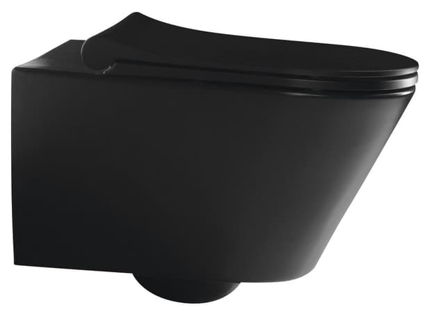 AVVA WC wiszące Rimless 35,5x53cm matowe
