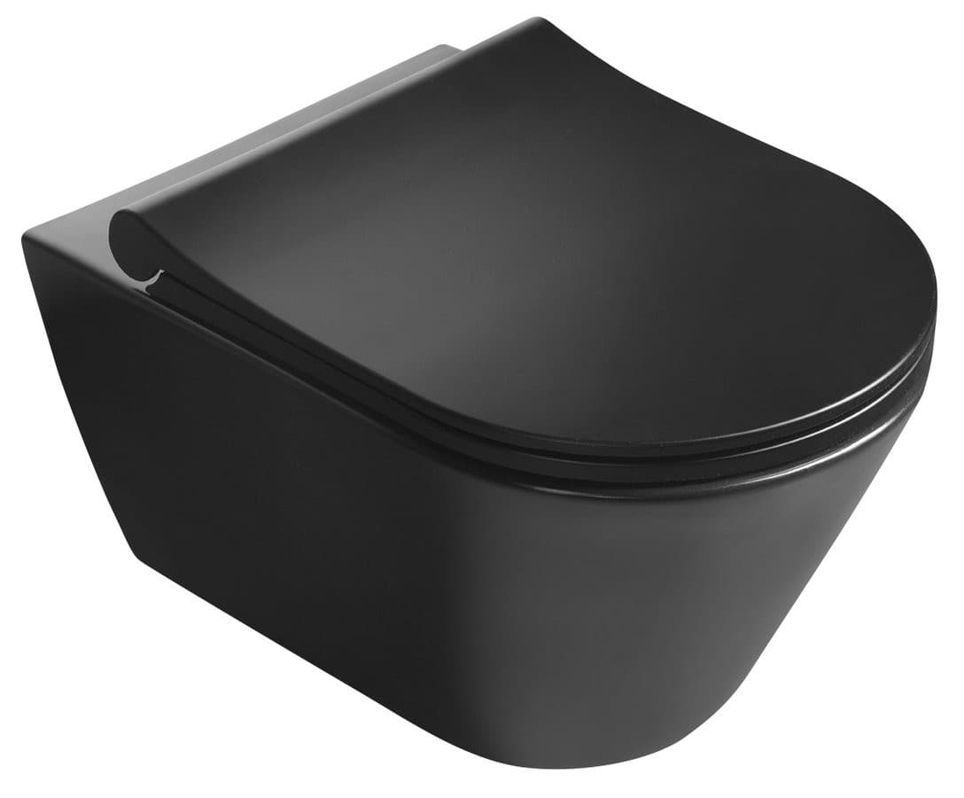 AVVA WC wiszące Rimless 35,5x53cm matowe