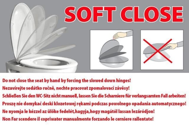 AVVA deska WC slim Soft Close matowy czarny