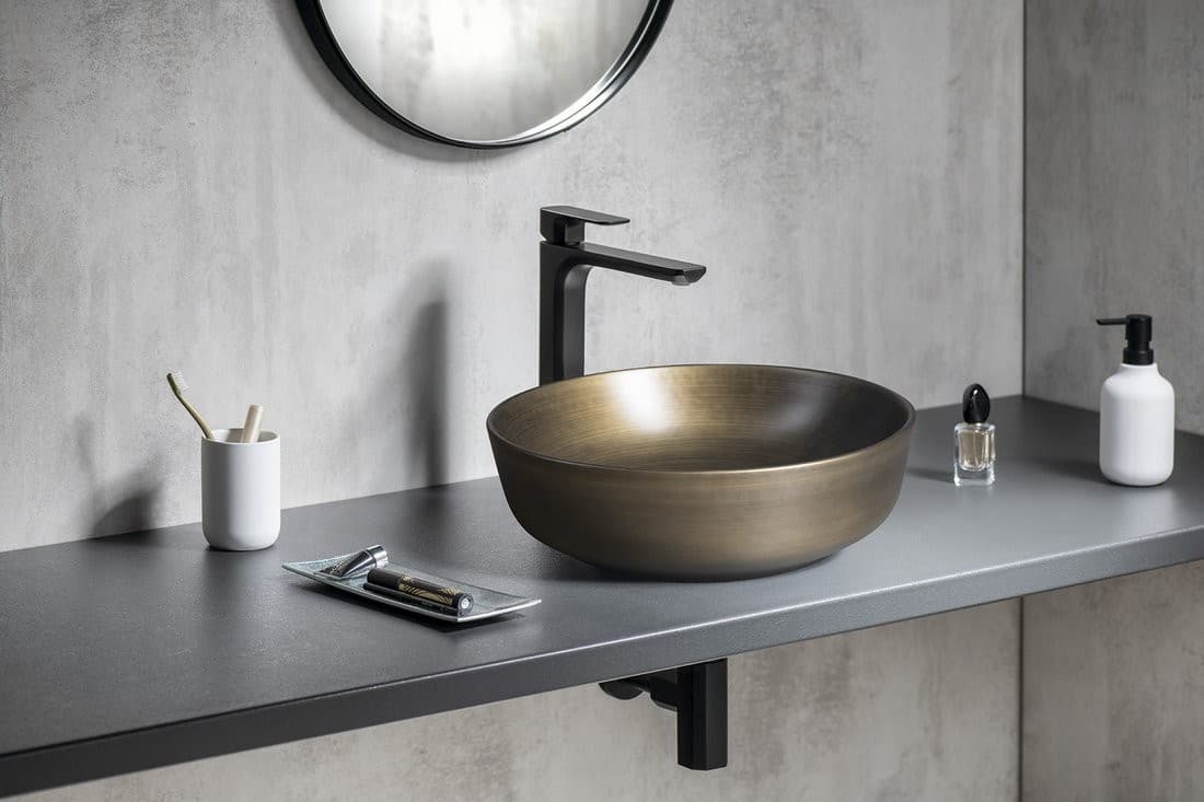 PRIORI umywalka ceramiczna nablatowa Ø 41,5 cm