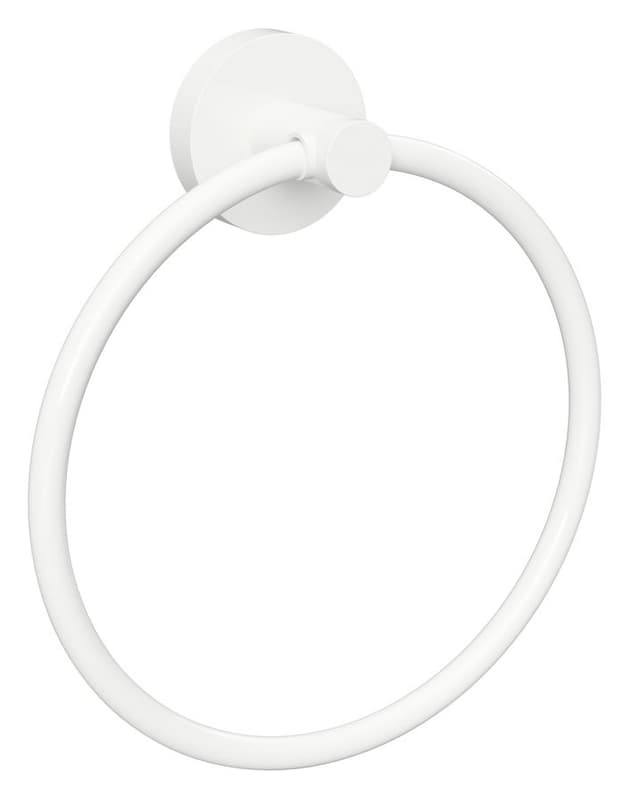 X-ROUND WHITE wieszak na ręcznik okrągły biały (X-ROUND)