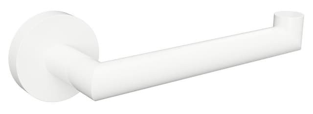 X-ROUND WHITE wieszak na papier toaletowy, matowy