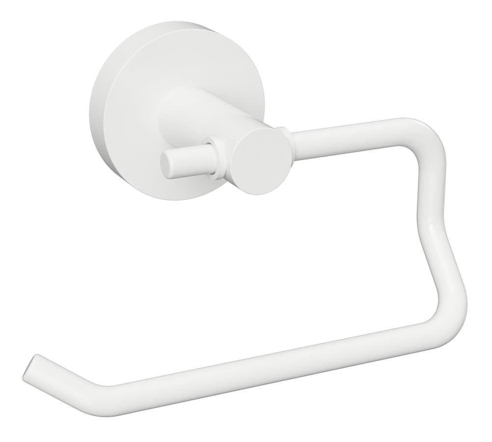 X-ROUND WHITE wieszak na papier toaletowy, biały
