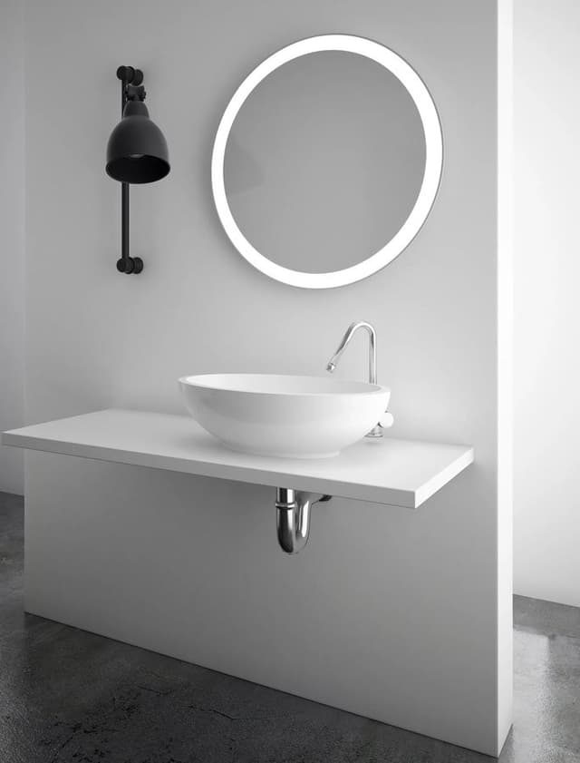 NOA lustro LED okrągłe 60cm z neutralnym oświetleniem