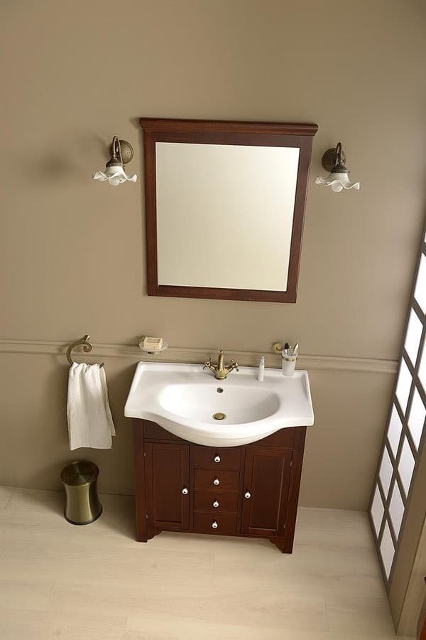 GALANTA ORCHIDEA szafka umywalkowa 80x92x33cm z litego drewna