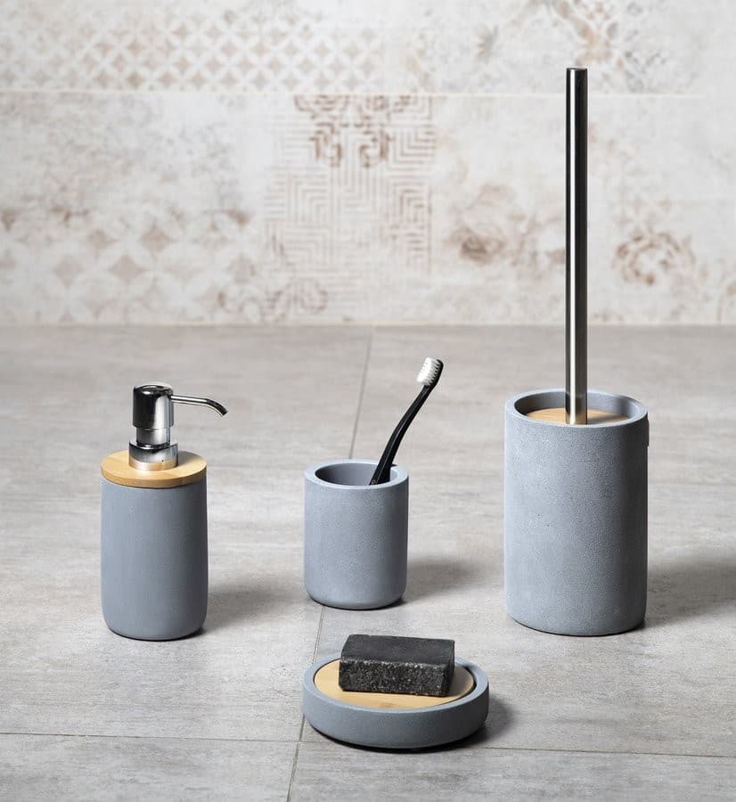 CEMENT mydelniczka betonowa, nowoczesny szary design