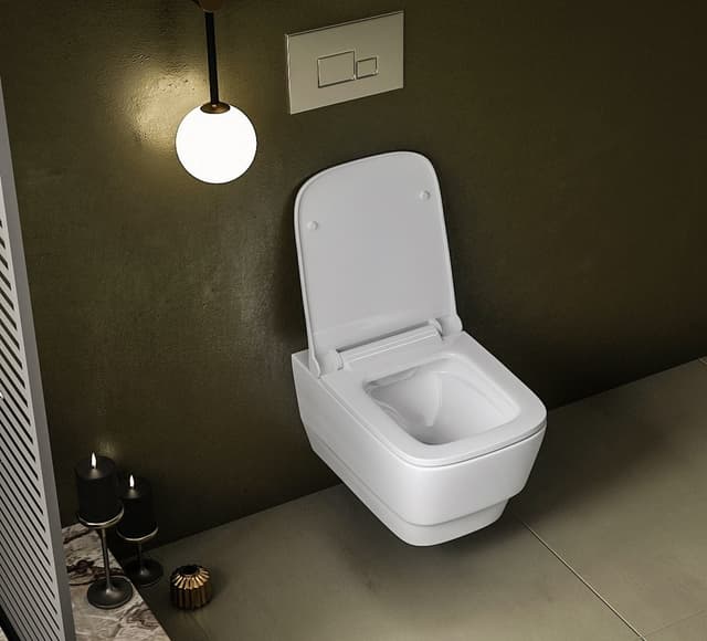 BELLO WC wiszące Rimless 35,5x53cm białe