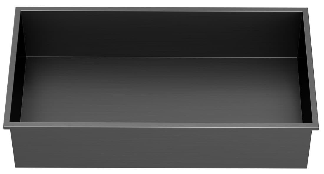 INSERTA półka wpuszczana 510x270 mm stal nierdzewna antracyt