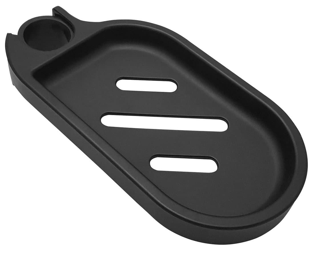 Mydelniczka do drążka prysznicowego 25mm ABS czarny mat