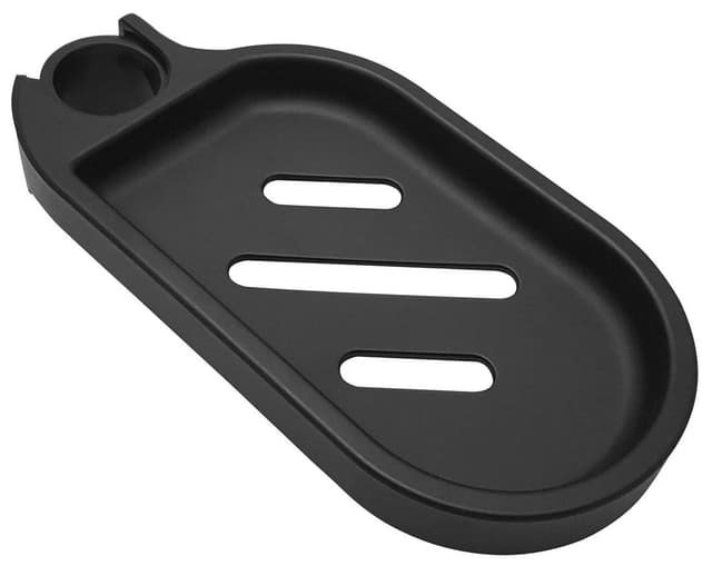 Mydelniczka do drążka prysznicowego 25mm ABS czarny mat