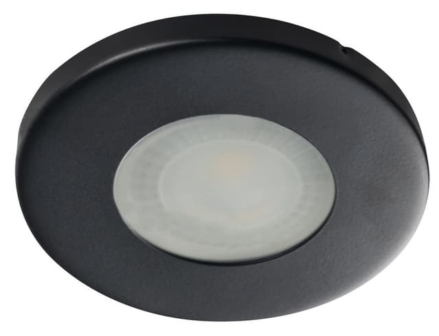 MARIN oświetlenie sufitowe 10W, 12V, IP44 czarny mat