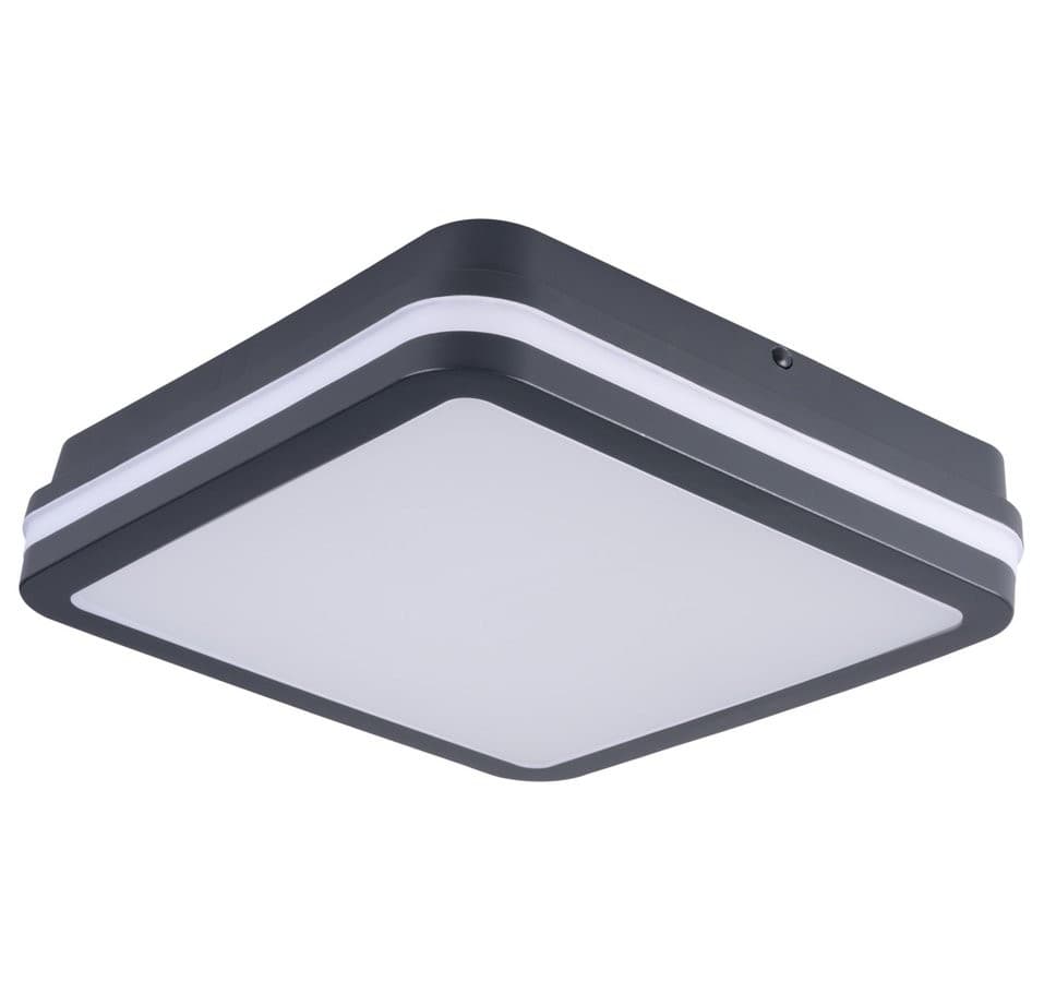 BENO Lampa sufitowa LED 24W, 260mm, czarny grafit
