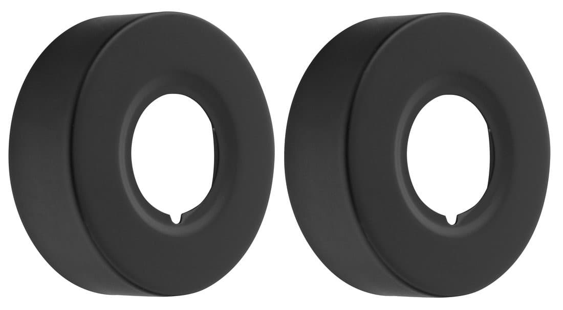 Rozeta 60/24mm czarna mat - element wykończeniowy
