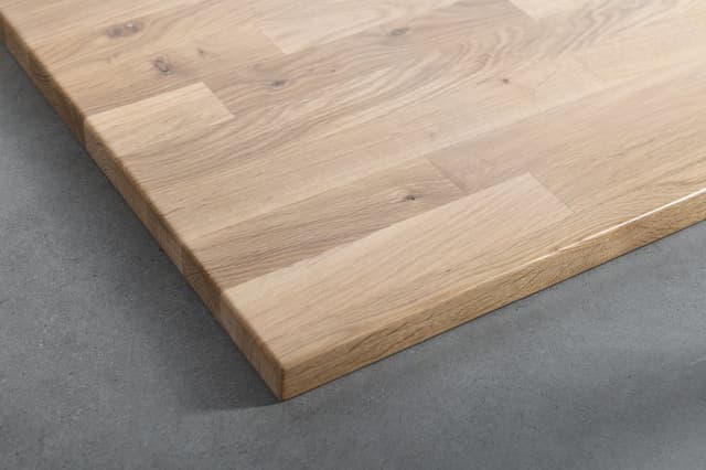 Blat WOODY 1700x28x500mm z litego dębu naturalnego