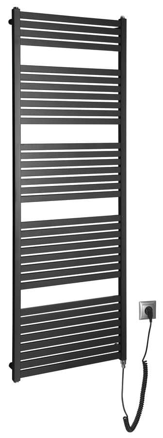 TONDI-E grzejnik elektryczny 600x1690 mm, 800 W, matowy czarny