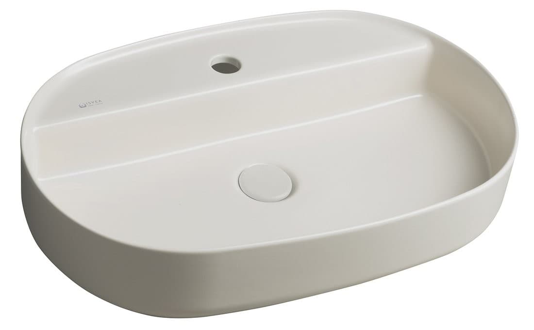 INFINITY OVAL umywalka ceramiczna nablatowa 60x40cm