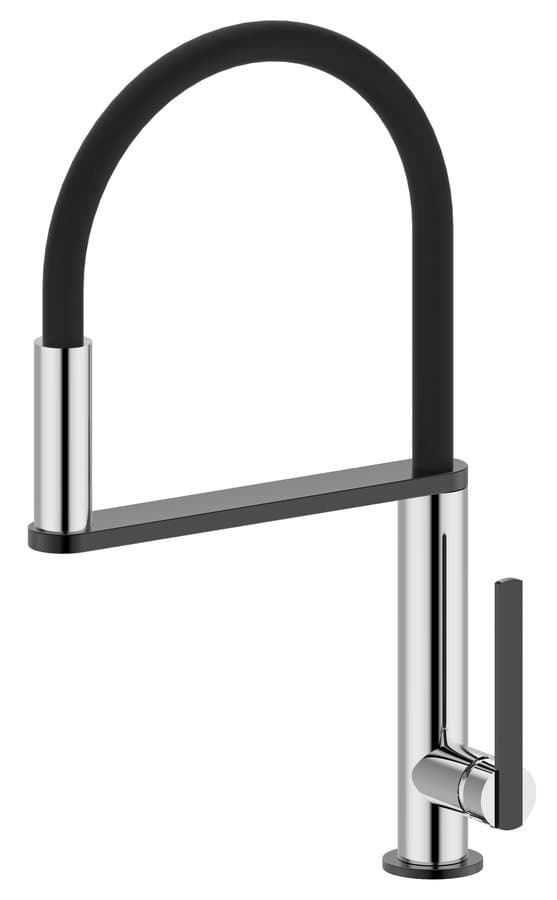 NIMOA bateria kuchenna z prysznicem chrom/gun metal