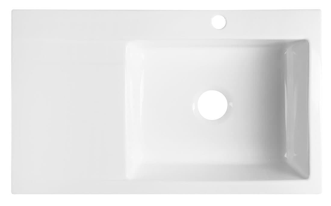 AVORIA ceramiczny zlewozmywak z ociekaczem 86x51 cm
