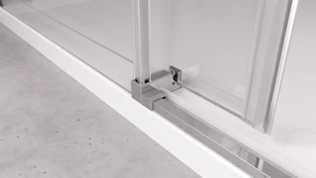 THRON LINE SQUARE drzwi prysznicowe 1200 mm z szkła czystego